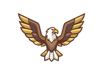 Fototapeta premium Eagle in flight graphic design