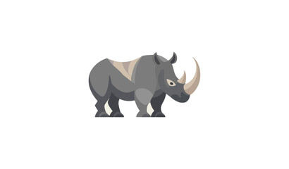 Obraz premium Rhinoceros illustration