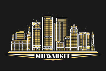 Vector illustration of Milwaukee