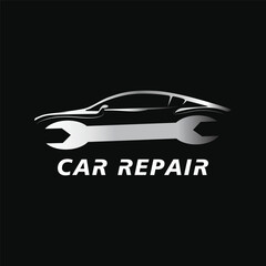 Car repair shop logo