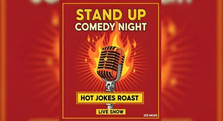 Stand Up Comedy Night Hot Jokes Roast Live Show