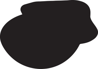 Abstract Silhouette of a Pottery Vessel or Clay Pot Perfect for Graphic Design and Creative Projects with Minimalist Aesthetic