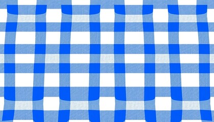 Seamless blue and white checkerboard pattern, perfect for backgrounds, classic, modern