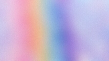 Soft rainbow gradient background with pastel colors evoking hope, magic, and gentle dreams