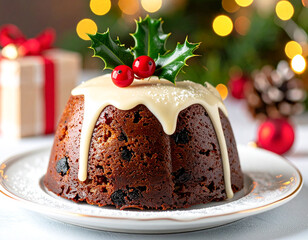 chocolate cake with cherries