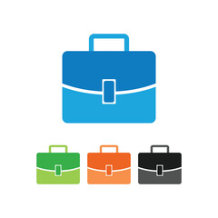 Modern Briefcase Logo &ndash; Minimal and Professional Icons for Corporate Branding