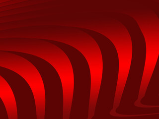 Abstract red geometric lines on red background. Modern shiny gradient red futuristic pattern. Futuristic technology concept, suitable for cover, poster, banner, flyer, website, etc.