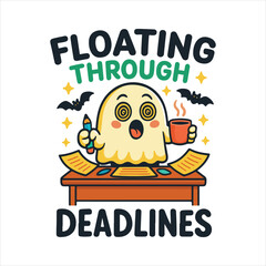 Floating Through Deadlines Svg