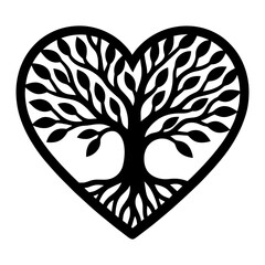 Heart-Shaped Tree Of Life