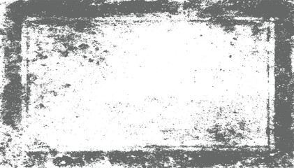 Grunge Border Frame Texture Dust Overlay Transparent Vector Design Abstract grunge texture with diagonal lines and scratches vector design on transparent background.