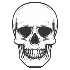 Fototapeta premium skull, halloween, festival, vector, transparent background, head, skeleton, death, dead, anatomy, horror, evil, scary, bones, danger, tattoo, mask