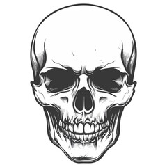 Fototapeta premium skull, halloween, festival, vector, transparent background, head, skeleton, death, dead, anatomy, horror, evil, scary, bones, danger, tattoo, mask