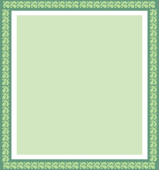 Set of decorative seamless ornamental border with corner, Floral border ornament damask seamless pattern, Indian Classical Art, seamless floral damask pattern border.