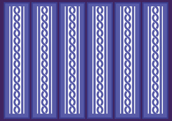 Set of decorative seamless ornamental border with corner, Floral border ornament damask seamless pattern, Indian Classical Art, seamless floral damask pattern border.