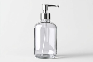 Fototapeta premium Soap Pump Bottle on white background