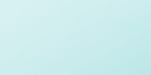 Abstract blue smooth waves on white background soft line dot shpae flowing wihte curve digital pattern graphic