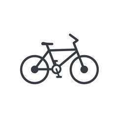 Obraz premium Stylized Bicycle Line Drawing