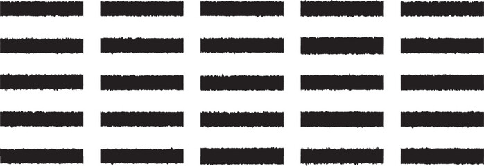 Set of hand painted chalk brushes. Hand drawn grunge lines. Brush strokes vector. Set of text boxes. Paintbrush collection. Grunge design elements. Dirty texture banners. Painted rectangles