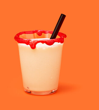 Bloody Milkshake with Red Rim