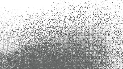 Dotted Grain Gradient Texture with Stippled Noise and Gritty Speckle Overlay grunge urban texture vector. Distressed overlay texture. vector design on transparent background.