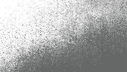 Stipple Dots and Grainy Gradient Noise Texture Vector with Halftone Grunge Effect, Distressed Dust and Rust Overlay on White Background – Vector Illustration vector design on transparent background.