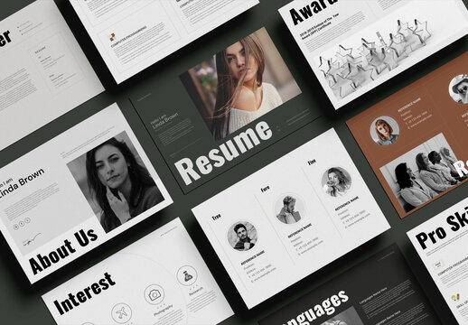 Resume Brochure Landscape