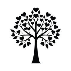 vector tree silhouette