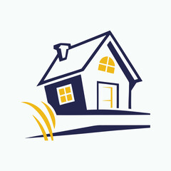 A vibrant 3D real estate icon set featuring various houses, homes, and buildings with detailed roofs, doors, and windows, symbolizing property and housing concepts