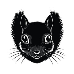 vector illustration of cartoon cat