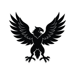 eagle with red wings