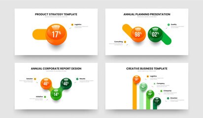 Science Forecast One Two Three Four Step Diagram Presentation Layout Vector Illustration Collection. Medical Profile 1 2 3 4 Element Graph Frame Template Bundle.