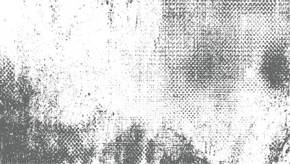 Subtle Halftone Vector Grunge Texture Overlay black, and white Monochrome Splattered grunge distress linear vector. vector design on transparent background