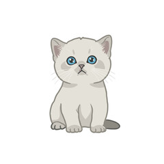 Fototapeta premium cute cat illustration