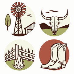 set of nautical icons