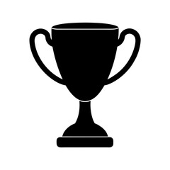 trophy cup with handles icon vector flat clean