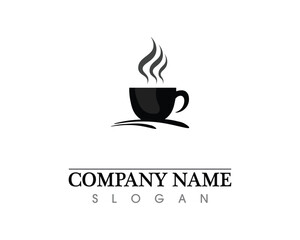 Coffee cup Logo Template vector icon design