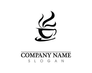 Coffee cup Logo Template vector icon design