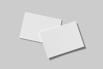 A4 Certificate Blank Mockup Template