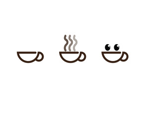 Coffee cup Logo Template vector icon design