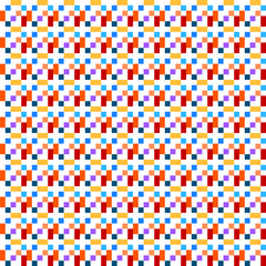 SEAMLESS SQUARE GEOMETRIC SHAPES PATTERN TEXTURE COLORFUL TEMPLATE ABSTRACT BACKGROUND TRENDY DESIGN VECTOR