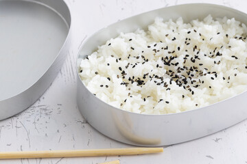 ごま塩弁当