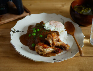 手羽元ポタージュカレー