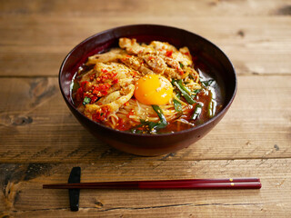 激辛よだれどりラーメン 俯瞰