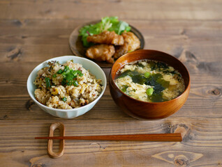 一汁一菜 炊き込みご飯