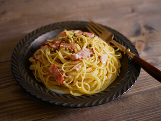 生胡椒豆乳パスタ