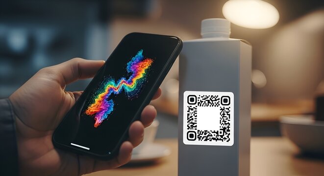 Scan QR code with smartphone for instant digital access and modern convenience