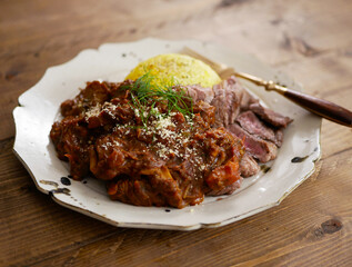 ステーキカレー