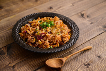 キムチ漬物炒飯