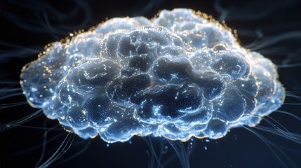 Abstract Neural Network Cloud: A Digital Brain with Artificial Intelligence Connection and Data Transfer