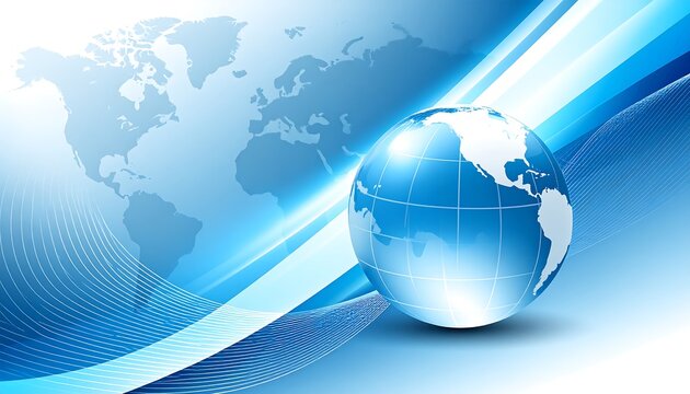 Global business abstract background